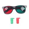 Amblyopia Training Reading Aids, Guided Reading Strips, Enhanced Vision 5 Sheet Red Green Myopia Training Cards Professional with Glasses for Eye Exercise view 3