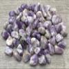 1/2 LB Chevron Amethyst Tumbled Stones, Polished Chevron Amethyst Gemstone, Chevron Amethyst Healing Crystals (Chevron Amethyst) view 2