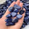 1/2 LB Sodalite Tumbled Stones, Polished Sodalite Gemstone, Healing Crystals (Sodalite) view 4