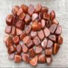 1/2 LB Fire Agate Tumbled Stones, Polished Fire Agate Gemstone, Fire Agate Healing Crystals (Fire Agate) view 2