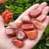 1/2 LB Fire Agate Tumbled Stones, Polished Fire Agate Gemstone, Fire Agate Healing Crystals (Fire Agate) view 3
