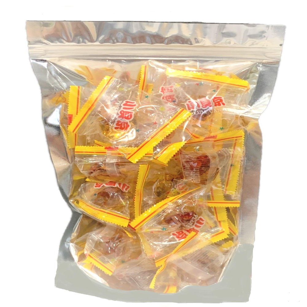 1 Pack - Malt Plum Candy Half Pound or 8 Oz per Bag - Keo Mach Nha Xi Muoi 8 Oz - Made in Taiwan