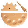 HEYSONG Wooden Pipe Stand for 5 Pipes FA0060 view 4