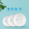 100 Pcs 12oz Disposable Bagasse Paper Bowl for Hot and Cold Food Compostable White Paper Bowls (355ml) view 2