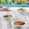 100 Pcs 12oz Disposable Bagasse Paper Bowl for Hot and Cold Food Compostable White Paper Bowls (355ml) view 3