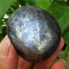 Natural Crystal Rough Natural Stone Black Moonstone Crystal Palm Reiki Stone gem Chakra Stones and Healing Home Decoration (Color : A180 103g) view 4