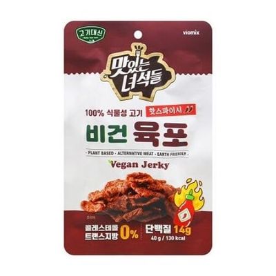 Korean vegan spicy jerky