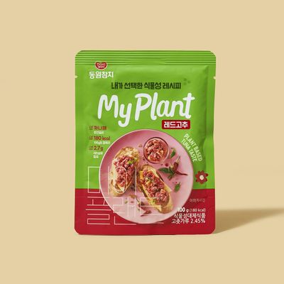 Korean vegan red pepper flavor tuna