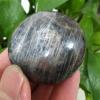 Natural Crystal Rough Natural Stone Black Moonstone Crystal Palm Reiki Stone gem Chakra Stones and Healing Crystals Home Decoration (Color : A102 71g) view 1