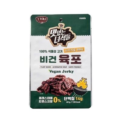 Korean vegan non-spicy jerky
