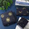 12 Sheet Galaxy Wrapping Paper Black Night Sky Gift Wrap Bulk Moon Star Decorative Craft Art Paper for Birthday Wedding DIY Wrapping Supplies, 19.7 x 27.6 inch view 4