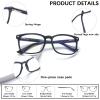 SIGVAN 4 Pack Progressive Multifocus Reading Glasses for Women Men Blue Light Blocking Spring Hinge Computer Readers (4 Mix, 1.5) view 3