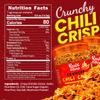 Chili Crisp No-Floating Oil (3 bottles medium hot) spicy chilli crisp crunch. Crispy garlic & onion "no-oil" chili oil crisp by Real Naturals. Chili garlic sauce umami ramen toppings & rice furikaki. view 2