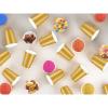 cssopenss 120 pcs Gold plastic cups 16 oz Carnival plastic Disposable Cups gold Party Cups for drinking Tastings served Snacks Barbecues Picnics view 4