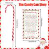Zhanmai 121 Pcs Candy Cane Story Cards Religious Christmas Pens Gift Set view 2