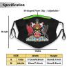 Coat of Arms of Trinidad and Tobago Face Mask Adult Reusable Dust Masks Outdoor Black view 2