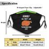 Thanksgiving Face Mask Adult Reusable Dust Masks Outdoor Black view 2