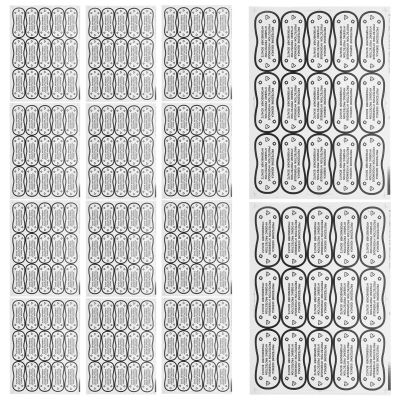 ABOOFAN 100pcs Swimsuit Swim Suit Underwear Bathing Suit Adhesive Protective Sticker for Swimwear Adhesive Panty Liner Protective Labels for Lingerie Decal PVC Pads Stickers