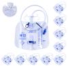 10 Packs Urinary Drainage Bag with Anti-Reflux Chamber, Adult Urine Bag with 2000 mL Volume, Professional Urinary Bag for Home and Hospitals Health Aids view 1
