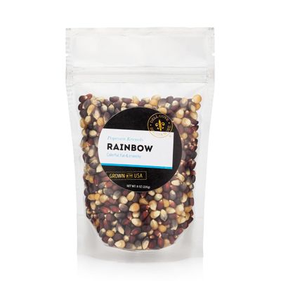 Dell Cove Spices - Rainbow Popcorn Kernels - Create Colorful & Tasty Stovetop Popcorn at Home (Half Pound)