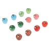 12Pcs Fruit sty1e Crystal Stone Pendants, 6 Colors Glossy Healing Stones for Personally Constructed Jewelry Craft view 1