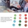 12Pcs Fruit sty1e Crystal Stone Pendants, 6 Colors Glossy Healing Stones for Personally Constructed Jewelry Craft view 4