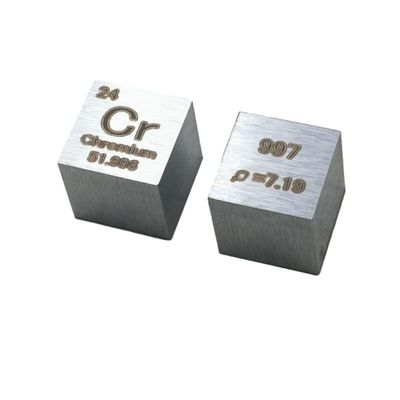 10mm Chromium Cr Metal Cube 99.7% 7.2g