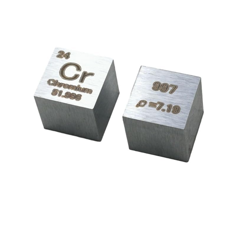 10mm Chromium Cr Metal Cube 99.7% 7.2g