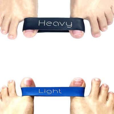Soxsense Toe Stretcher Bands, Foot Exercise Resistance Bands, 2-Piece Set