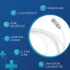 7 Foot Oxygen Nasal Cannula - 10 Pack Nasal Cannulas for Oxygen - Standard Kink Resistant Lightweight Tubing Cannula view 4