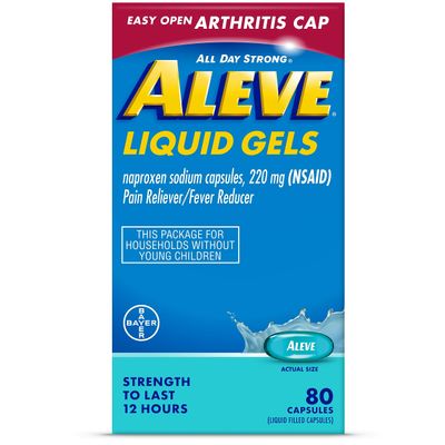 Aleve Arthritis Liquid Gels 80ct. 24cs