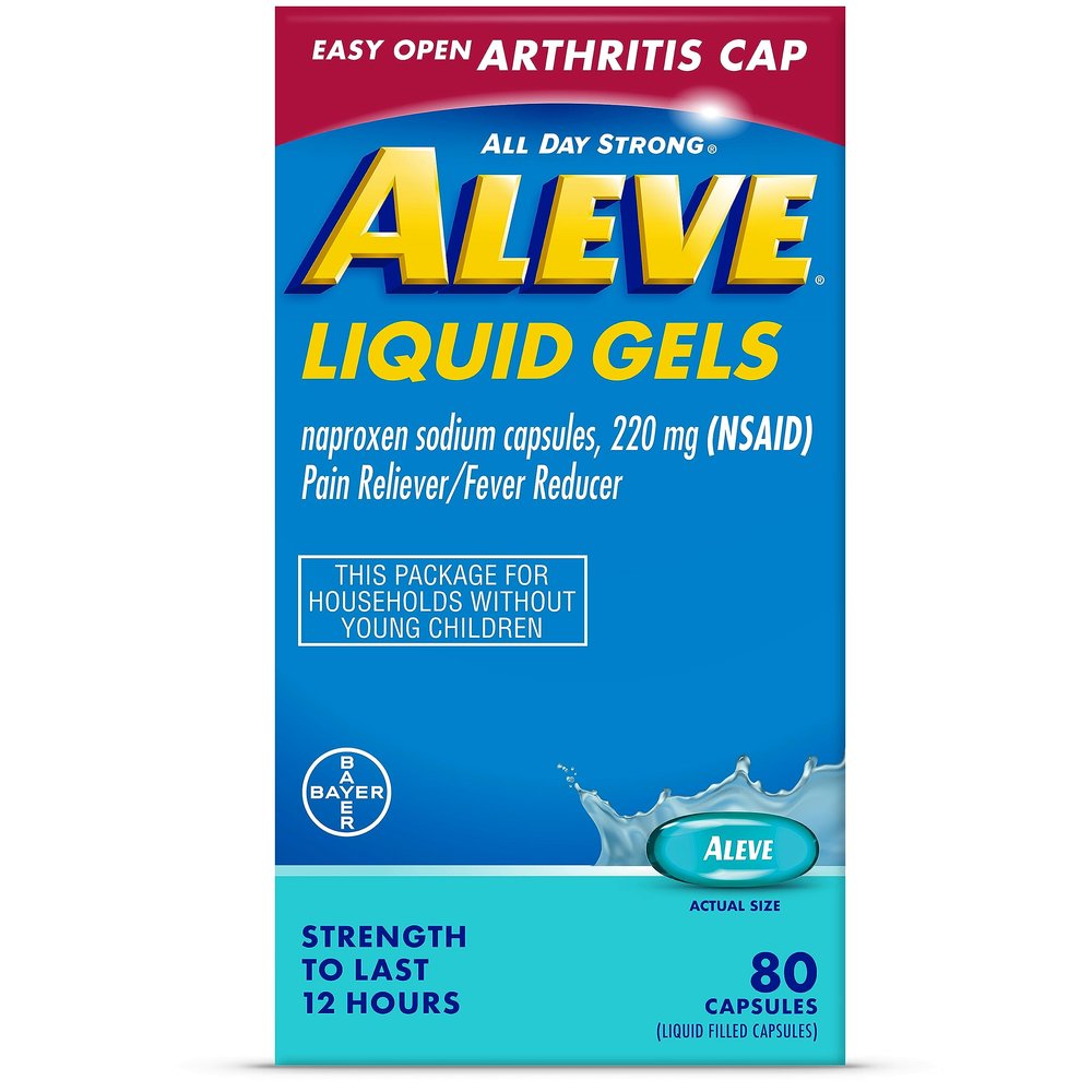 Aleve Arthritis Liquid Gels 80ct. 24cs