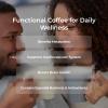 Livingood Daily Coffee with Moringa, Whole Bean Medium Roast Coffee with Plant Based Ingredients for Morning Energy, Made with Moringa Powder, Organic, Non GMO, Vegan, Gluten Free, 20 Srvgs, 12 oz Bag view 4