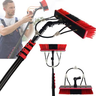 ZXSYYDS Water Fed Pole Kit,Window Cleaning Water Fed Poles Roof Cleaning Tools,Aluminum Outdoor Window Cleaner Hose,Cleaning Tool for Window Glass Extendable Cleaner Conservatory,6m/20FT