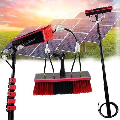 ZXSYYDS Water Fed Pole Kit, 12-36 Foot Window Cleaning Water Fed Poles,Solar Panel Cleaning Equipment,Aluminum Outdoor Window Cleaner Hose,Cleaning Tool for Window Glass, Solar Panel,9m/30FT