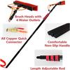 ZXSYYDS Water Fed Pole Kit, 12-36 Foot Window Cleaning Water Fed Poles,Solar Panel Cleaning Equipment,Aluminum Outdoor Window Cleaner Hose,Cleaning Tool for Window Glass, Solar Panel,9m/30FT view 4