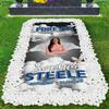 44Memory Custom Memorial Photo Name Blanket, Personalized Grave Funeral Blanket B16 (1x2 Ft, Style 03) view 4