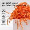 Corlcol 1LB Crinkle Cut Paper Shred Filler for Gift Box Bag and Basket On Halloween(Orange) view 3