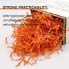 Corlcol 1LB Crinkle Cut Paper Shred Filler for Gift Box Bag and Basket On Halloween(Orange) view 4