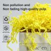 Corlcol 1LB Crinkle Cut Paper Shred Filler for Gift Box Bag and Basket On Holidays(Bright Yellow) view 3