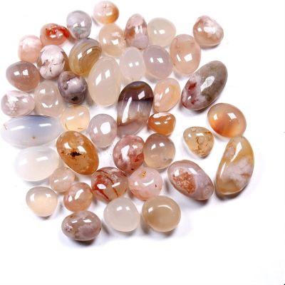AMHIL Minerals Stones 50g Natural Pink Sakura agates Crushed Stone Crystal degauss Chakra Healing Quartz Home Decorate Crystal Stones Decoration