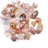 AMHIL Minerals Stones 50g Natural Pink Sakura agates Crushed Stone Crystal degauss Chakra Healing Quartz Home Decorate Crystal Stones Decoration view 1