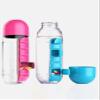 2 in 1 Pill Box Cup 7 Days Planner Travel Pill Organizer Drinking Cup Portable P Daily Pill Box Organizer with Water Bottle, Medicine Storage Box and Water Bottle Combination for Outdoor, Gym, Travel view 2