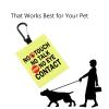 No Touch No Talk No Eye Contact Alert Hanging Patch Caution Stop Dog Alert Hanging Patches Nervous Dog (No Eye Contact -D) view 4