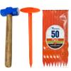 FEBTECH - Septic Tank Marker - 2.7" x 10" - Suitable Property line Markers view 1