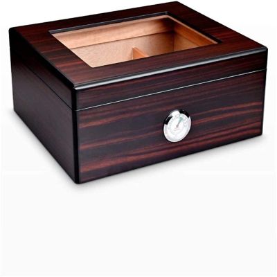 GagalU Humidor Box Cedar Wood Humidor Box with Humidifier Humidifier Decorative Box