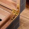 GagalU Travel Cigar Humidor Box with Humidifier Hygrometer Humidor Cigar Case Glass Humidors Decorative Box view 3