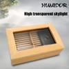 GagalU Cigar Box Luxury No Paint Eco-Friendly Pure Cedar Wood Cigar Humidor Large Capacity Cigar Cabinet view 3