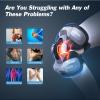 ALPHAY 3-in-1 Massager with Airbags, Heat & Vibration for Shoulder, Elbow & Knee Pain Relief view 2