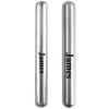 Auchic Personalized Christmas Gift for Men 2 Pack Stainless Steel Cigar Travel Case Custom Text/LOGO Cigars Moisturizing Tube (Glossy + Wire Drawing) view 1